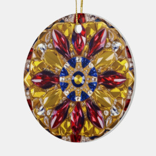 Ornament met Colombia Kleuren Ontwerp