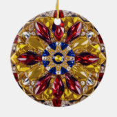 Ornament met Colombia Kleuren Ontwerp (Achterkant)