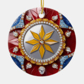 Ornament met Colombiaanse kleuren Design (Voorkant)