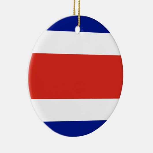 Ornament met Costa Ricaanse vlag (Rechts)