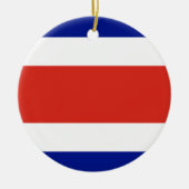 Ornament met Costa Ricaanse vlag (Voorkant)