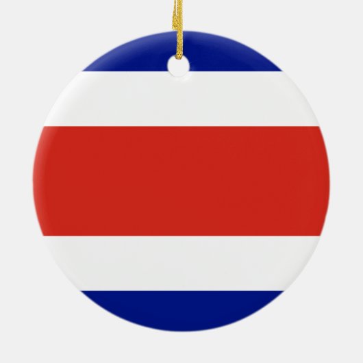 Ornament met Costa Ricaanse vlag (Achterkant)