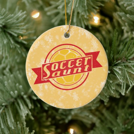Ornament met de kerstboom van de Voetbal, Voetbal  (Boom)