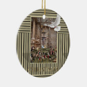 Ornament met de prettige kerstcirkel, Jezus Nativi (Rechts)