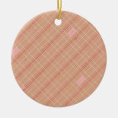 Ornament met de rode en roze kerstfoto's (Voorkant)