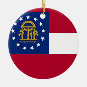 Ornament met de vlag van Georgië