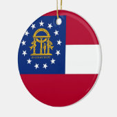 Ornament met de vlag van Georgië (Links)