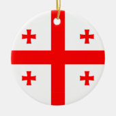 Ornament met de vlag van Georgië (Voorkant)