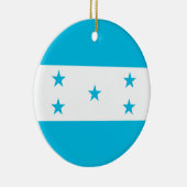 Ornament met de vlag van Honduras (Rechts)