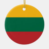 Ornament met de vlag van Litouwen (Voorkant)