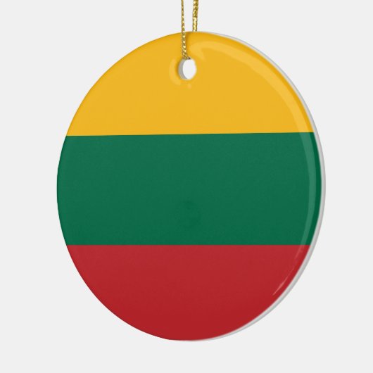 Ornament met de vlag van Litouwen (Links)