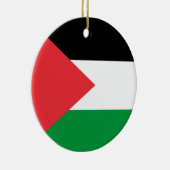 Ornament met de vlag van Palestina (Rechts)