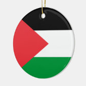 Ornament met de vlag van Palestina (Links)