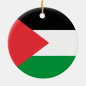 Ornament met de vlag van Palestina (Achterkant)