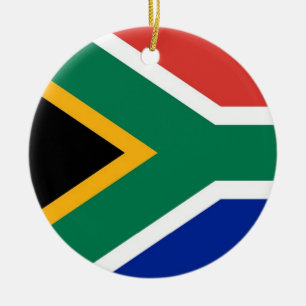 Ornament met de vlag van Zuid-Afrika