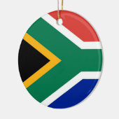 Ornament met de vlag van Zuid-Afrika (Links)