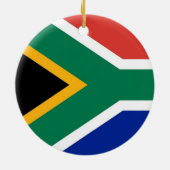 Ornament met de vlag van Zuid-Afrika (Achterkant)