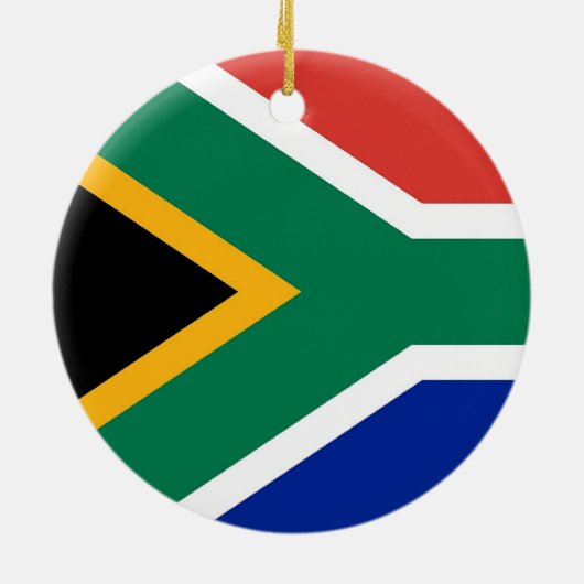 Ornament met de vlag van Zuid-Afrika (Achterkant)