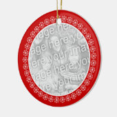 Ornament met dubbele kerstfoto's | afbeeldingen to (Links)