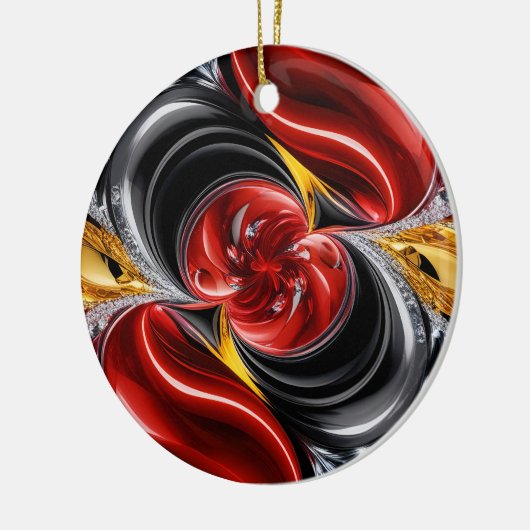 Ornament met Duitse kleuren Design (Links)
