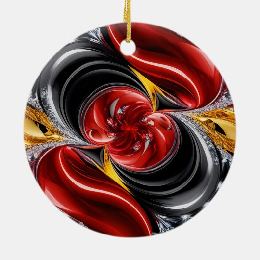 Ornament met Duitse kleuren Design (Achterkant)