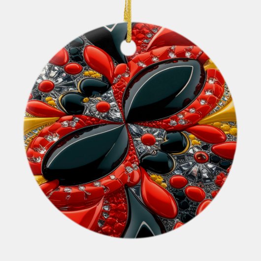 Ornament met Duitsland Kleuren Design (Achterkant)