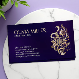 Ornament met een levensduur - Pearl en Gold Visitekaartje