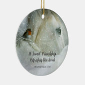 Ornament met een liefdadig dierlijk paard en vogel (Rechts)