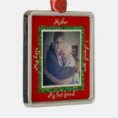 Ornament met familie, kerstversiering moeder (Rechts)