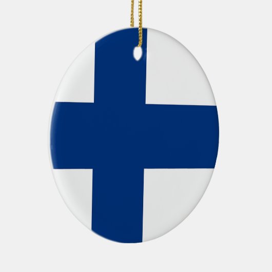 Ornament met Finse vlag (Rechts)