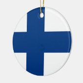 Ornament met Finse vlag (Links)