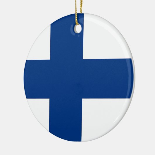 Ornament met Finse vlag (Links)