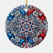 Ornament met Franse kleuren Design (Voorkant)