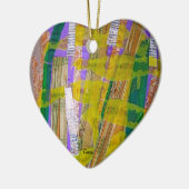 Ornament met gekleurd collage. (Links)