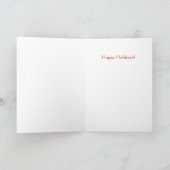  ornament met geschilderde bundelvakantiekaart kaart (Binnen)