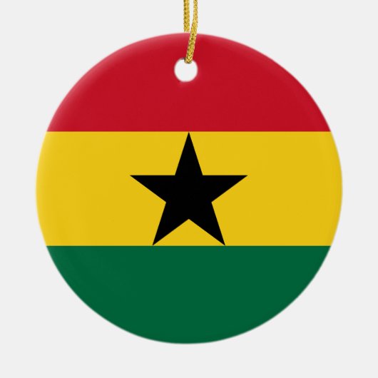 Ornament met Ghanese vlag (Voorkant)