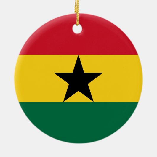 Ornament met Ghanese vlag (Achterkant)