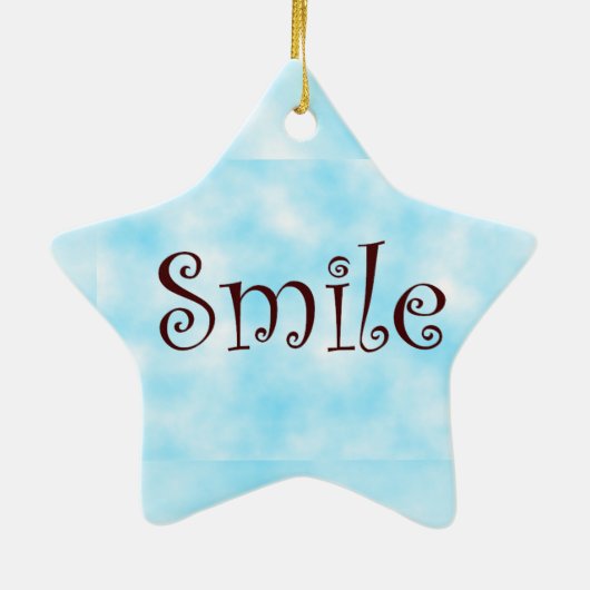 Ornament met glimlach (Achterkant)