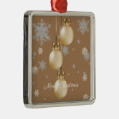 Ornament met gouden kerstsierfeestdagen (Rechts)