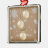 Ornament met gouden kerstsierfeestdagen (Links)