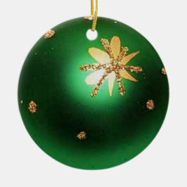 Ornament met Green Kerstbal Ball Star