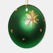 Ornament met Green Kerstbal Ball Star (Links)