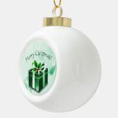 Ornament met groene kerstcadeaus (Rechts)