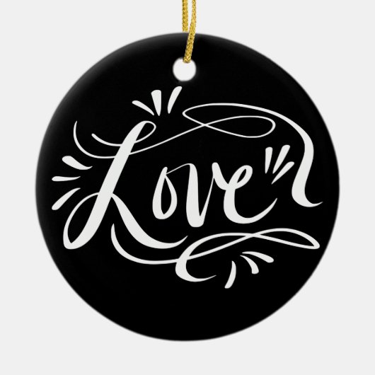 Ornament met hand breedtekicht voor kerstboomgebli (Voorkant)