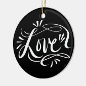 Ornament met hand breedtekicht voor kerstboomgebli (Links)