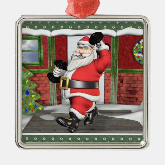 Ornament met hoge gewichten voor Santa Premium Squ (Voorkant)