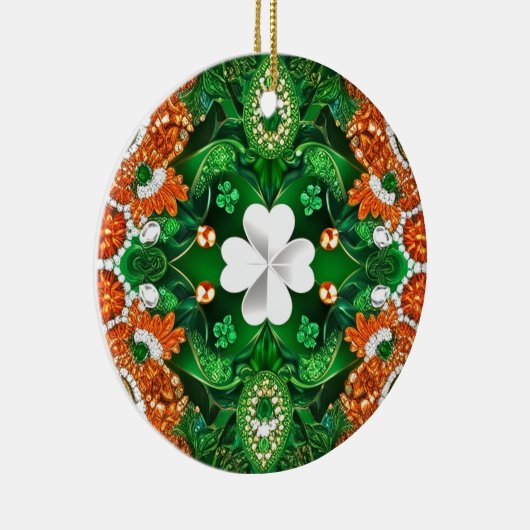 Ornament met Ierland Kleuren Design (Rechts)