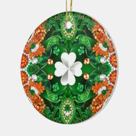 Ornament met Ierland Kleuren Design