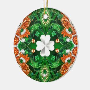 Ornament met Ierland Kleuren Design