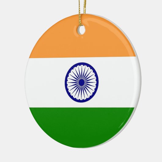 Ornament met Indiase vlag (Links)